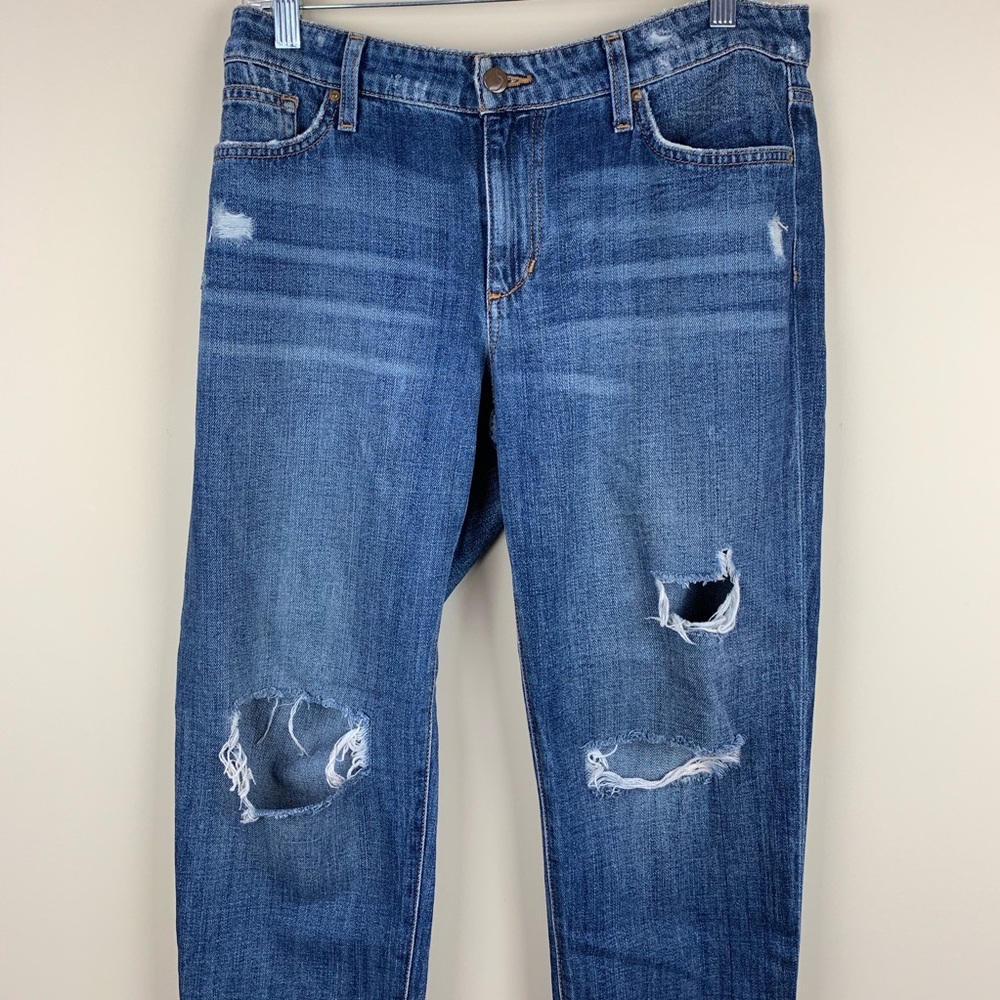 Joe’s “Aura” cropped distressed boyfriend jeans - Picture 4 of 8